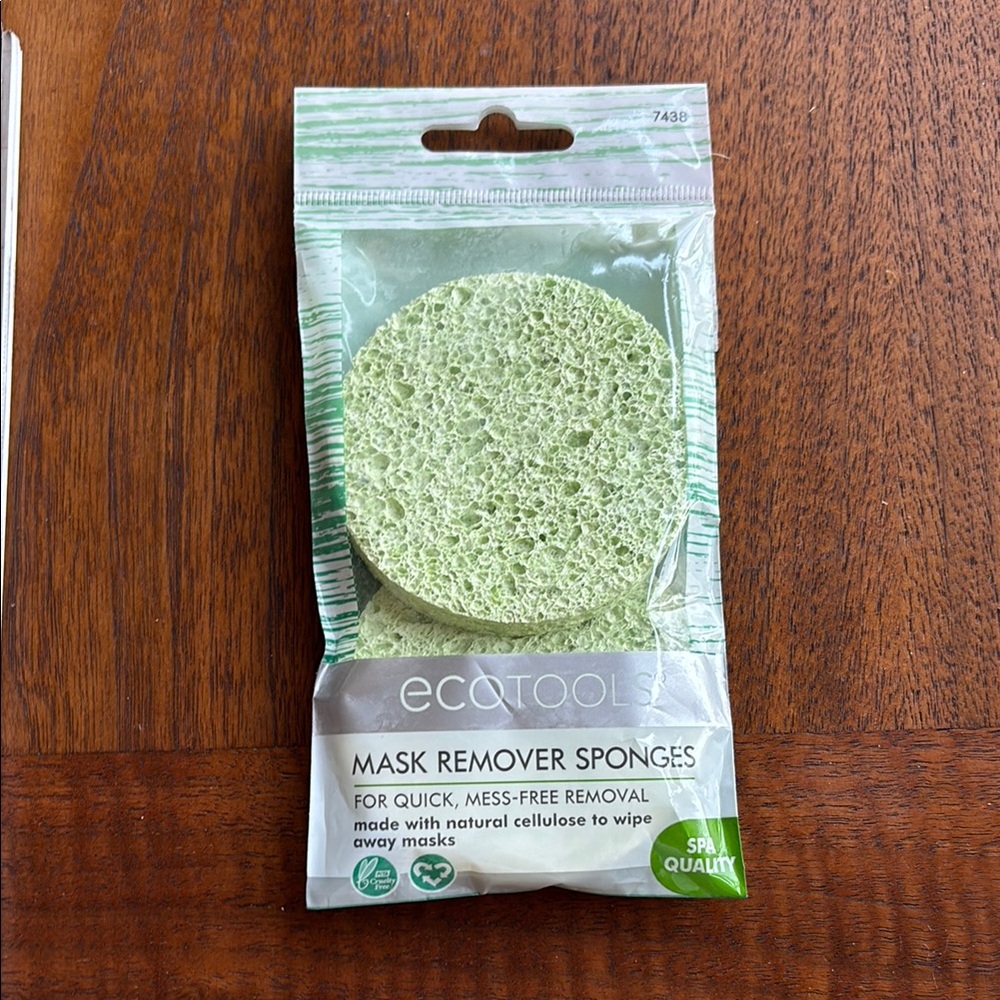 Free with any purchase EcoTools Green Mask Remover Sponges